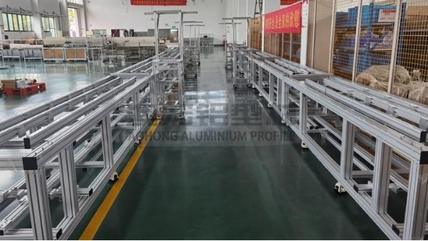 自动化流水线中铝型材皮带输送线定制?