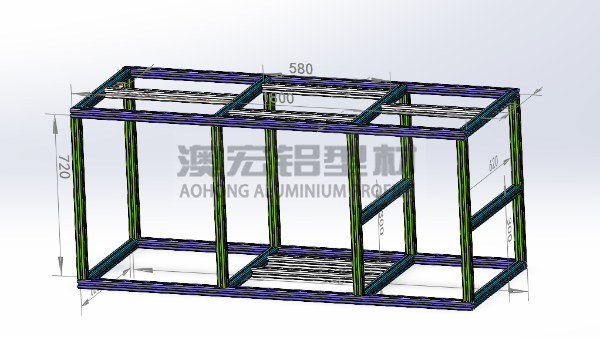 工厂设备支架改用铝型材设备机架的优点?